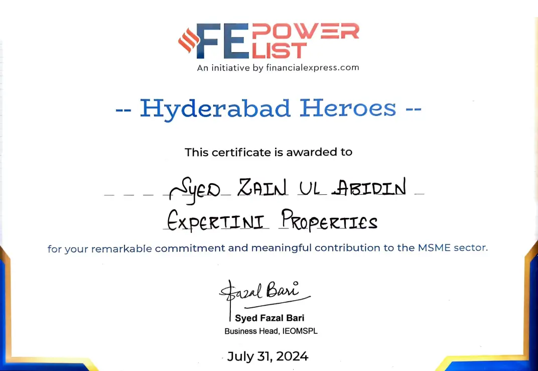 EF Hyderabad Heroes Award